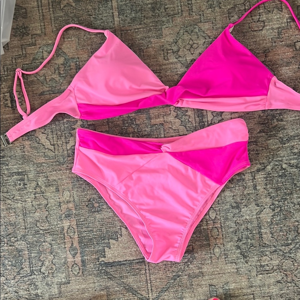Vibrant Pink Bikini Set